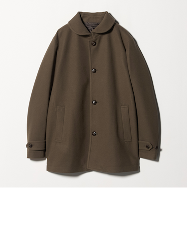 ニットメルトン ショールカラーコート＜A DAY IN THE LIFE＞