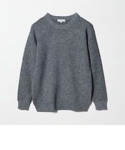 ミドルゲージ ミラノリブ クルーネックニット-ウォッシャブル-＜A DAY IN THE LIFE＞