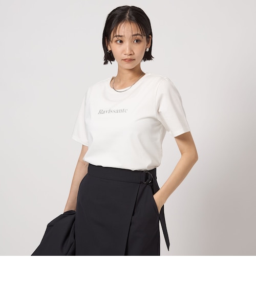 別注】＜blurhms for conte＞ロゴプリント ビッグ プルオーバー