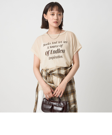 シアー ロゴ ショートスリーブ Tシャツ