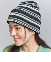 ＜RACAL＞マルチボーダー リバーシブル ニットキャップ