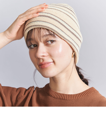 ＜RACAL＞マルチボーダー リバーシブル ニットキャップ