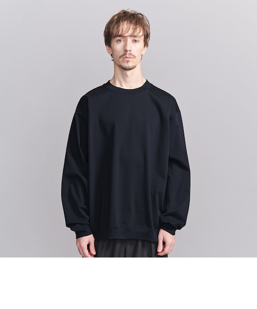 ファイン グロッシー コットン スウェットTシャツ