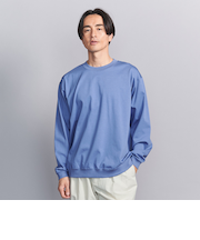 ファイン グロッシー コットン スウェットTシャツ