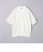 メンズ ハイゲージ モックネックニット