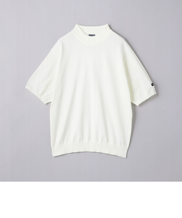 メンズ ハイゲージ モックネックニット