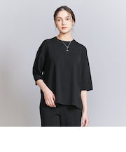 ハーフスリーブ ニットプルオーバー -ウォッシャブル-