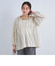 ［size SHORTあり］ボリュームスリーブ チュニック ブラウス
