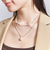 パールモチーフ2連 ネックレス -3WAY-
