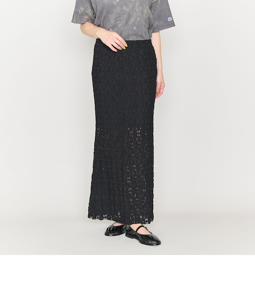 ＜ASTRAET＞レース マキシタイトスカート