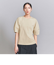 コットン カーブスリーブ 5分袖カットソー