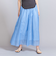 ナイロン シアーギャザースカート -ウォッシャブル-