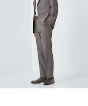 A+ PEシャークスキン スタンダード イージー スラックス -ウォッシャブル・ストレッチ・防シワ-