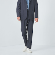 A+ PEシャークスキン スタンダード イージー スラックス -ウォッシャブル・ストレッチ・防シワ-