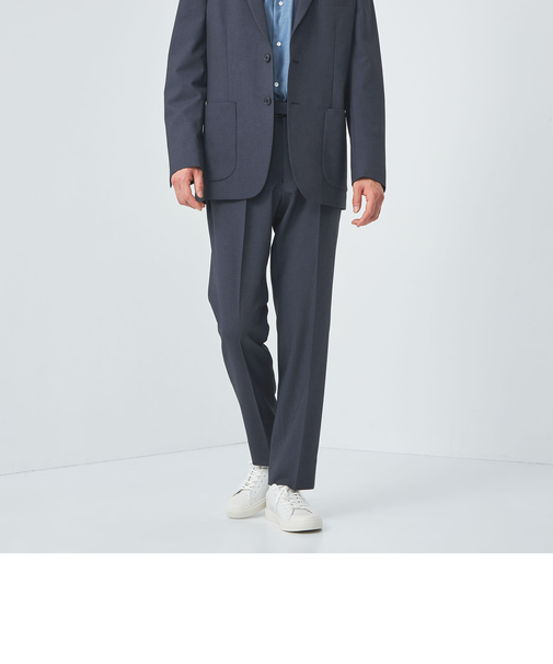 A+ PEシャークスキン スタンダード イージー スラックス -ウォッシャブル・ストレッチ・防シワ-