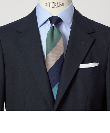 GLR シルク2 8.0cm ストライプ1 ネクタイ