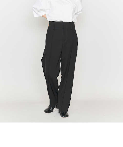 ＜ASTRAET＞カルゼ ハイウエスト テーパードパンツ