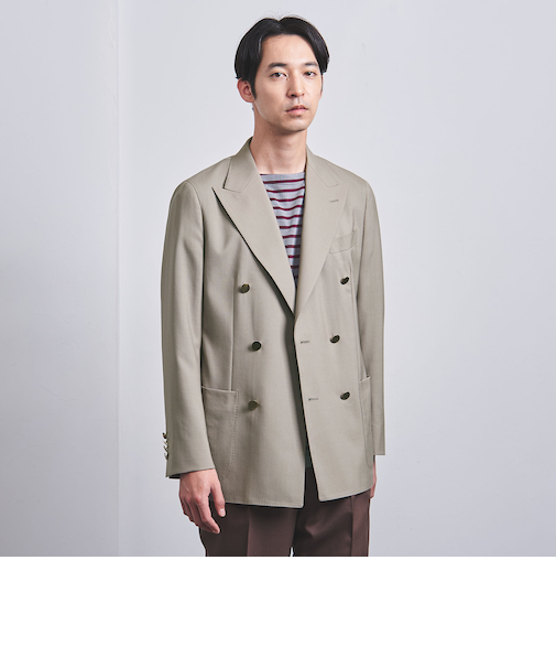 トロピカル 6B ダブルブレスト ブレザー S-MODEL