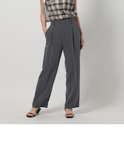 タックワイドストレート パンツ