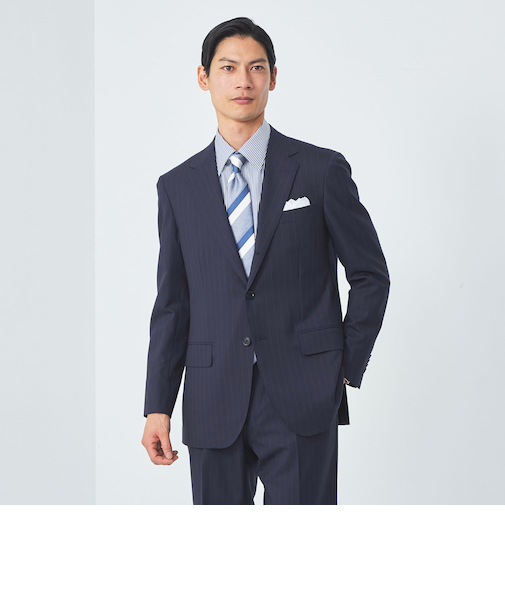REDA チョークストライプ HXD スーツジャケット