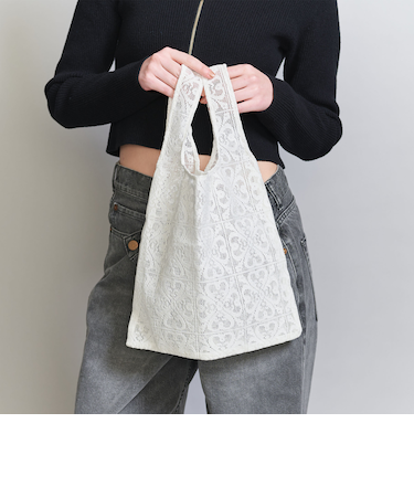 レース トートバッグ