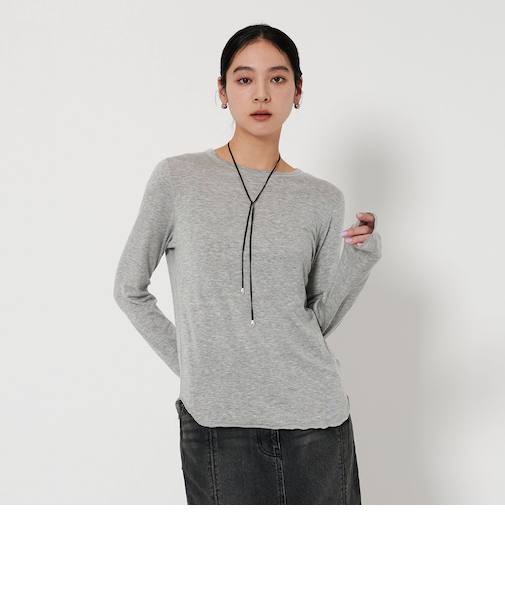 セルロースブレンド クルーネック カットソー