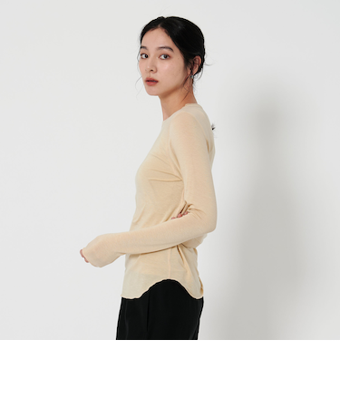 セルロースブレンド クルーネック カットソー