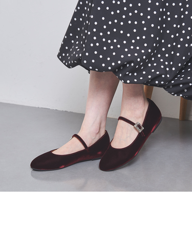 ベルベット ビジュー メリージェーン