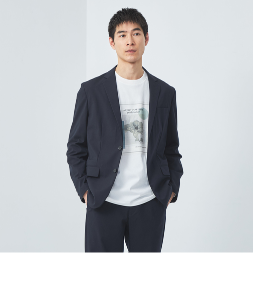 TR ホップサック ナロー ジャケット -ストレッチ・防シワ-