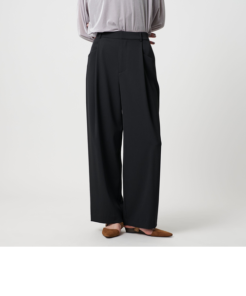 ポリエステルブレンド バックゴム パンツ