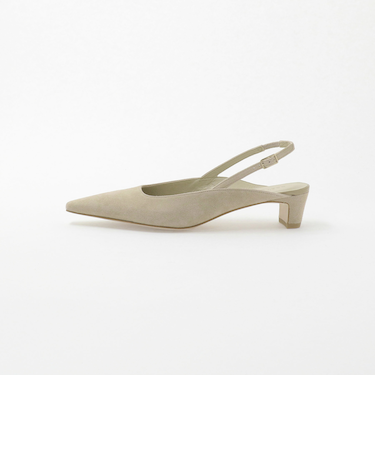 スクエアバックベルト パンプス40↓↑