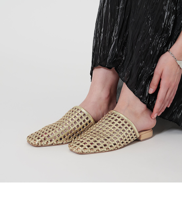 メッシュ スライダーサンダル