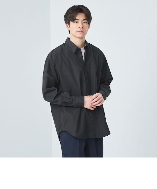 FINE BASIC 120/2 ブロード レギュラーカラー シャツ