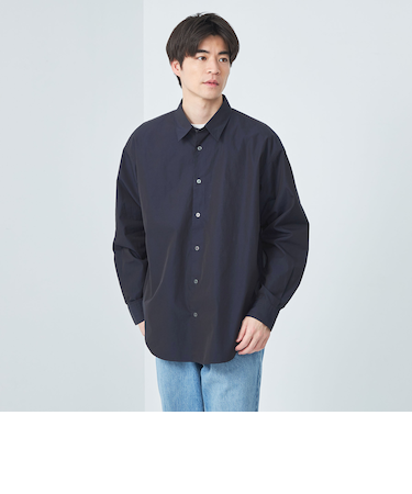 FINE BASIC 120/2 ブロード レギュラーカラー シャツ