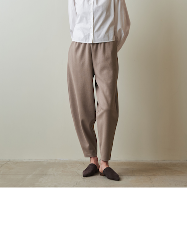 ＜Steven Alan＞ブークレ ダンボール イージー ワイドパンツ