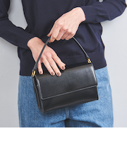 ダブル フラップ ショルダーバッグ