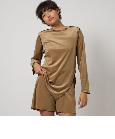 ＜Lepidos＞ベロア ラッシュガード