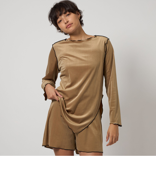 ＜Lepidos＞ベロア ラッシュガード