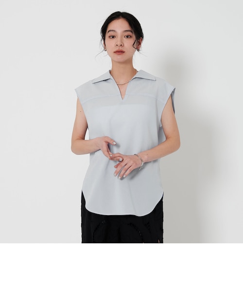 【DK.GRAY】MANTECO パフスリーブ ブラウス ウォッシャブル UNITED ARROWS LTD. OUTLET｜MANTECO パフスリーブ ブラウス