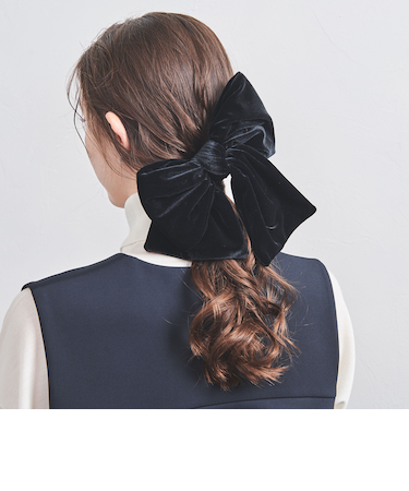 ラージ リボン ヘアクリップ