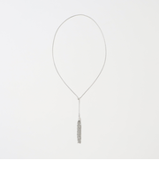 タッセル スネークチェーン スライダーネックレス