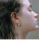 ＜by Preek＞ドロップ フープ ピアス