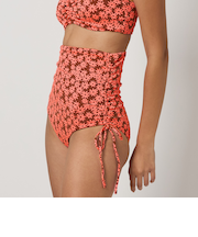 ＜Lepidos＞ジャガードフラワー ハイウエスト ボトム