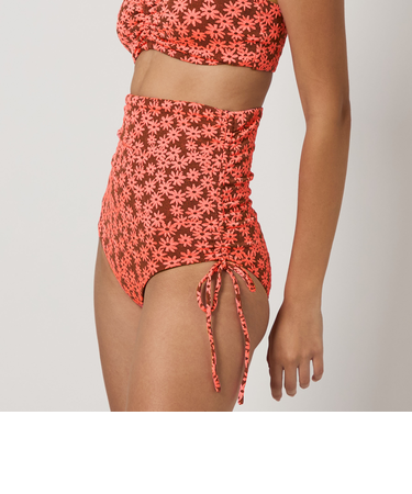 ＜Lepidos＞ジャガードフラワー ハイウエスト ボトム