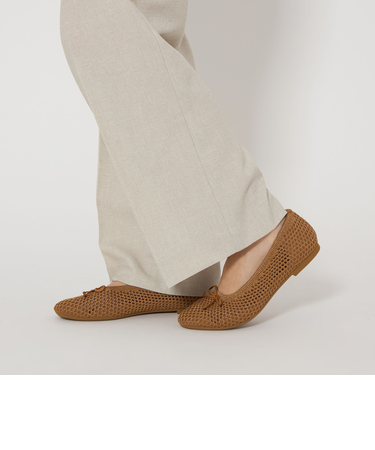 ウェルネス シアーニット バレエシューズ / ニットシューズ