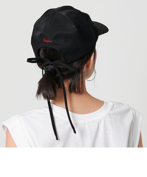 ＜Revis.＞バック リボン ロゴキャップ