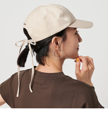 ＜Revis.＞バック リボン ロゴキャップ