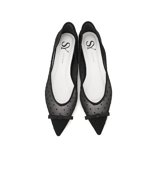 ＜SY＞トゥリボンチュール フラット15●↑