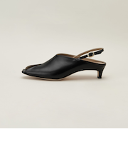 Vカットオープントゥ パンプス40↑