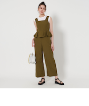 ナイロン ペプラム オールインワン -ウォッシャブル-